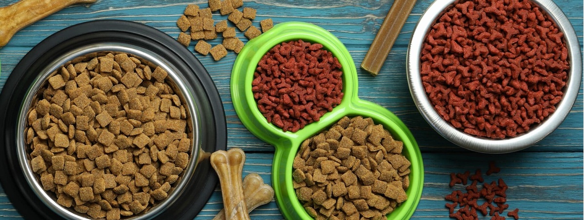 Pet food production